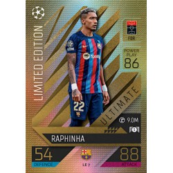Topps Match Attax Extra Champions League 2022/2023 Limited Edition Raphinha (FC Barcelona)